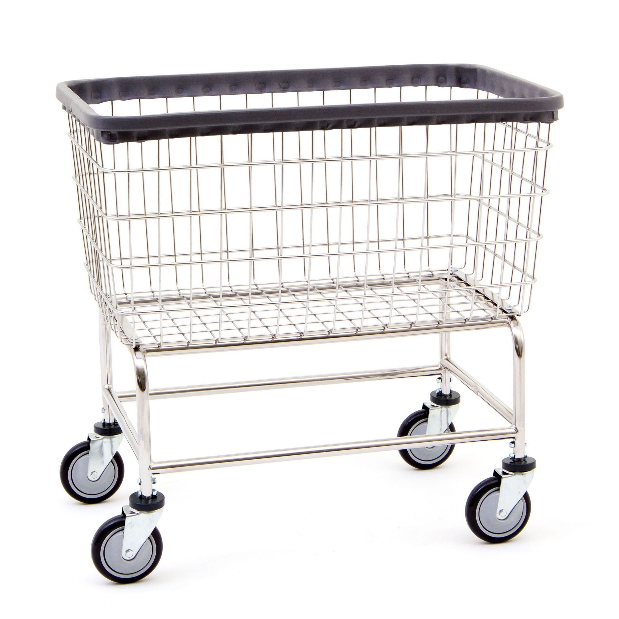 GuestSupply CA | R&B Wire 4.5 Bushel Large Capacity Laundry Cart